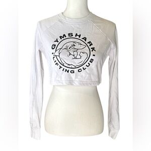 Gymshark White  Crop Top size XS NWOT